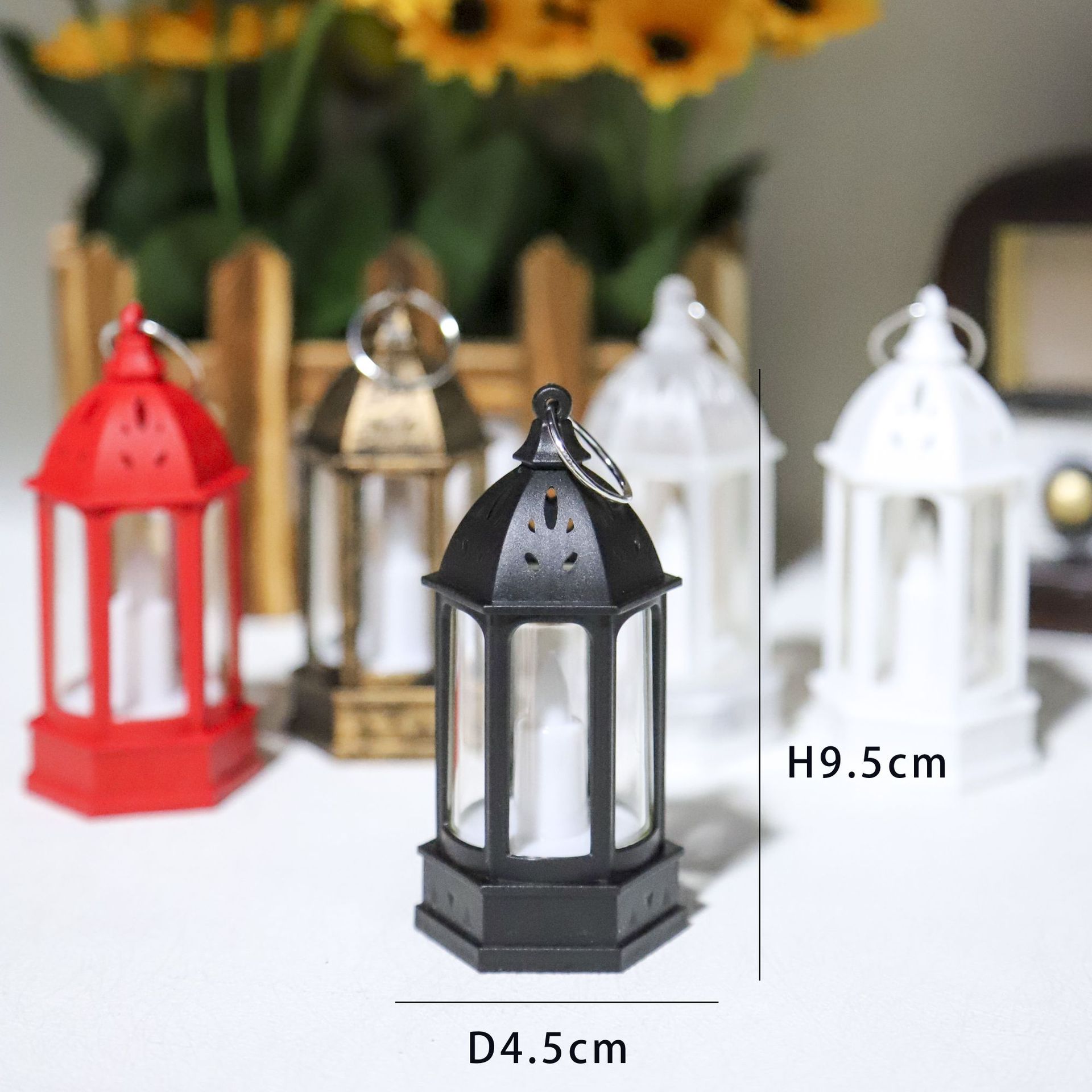 Desk Setup Lamp - Миниатюрный креативный атмосферный светильник: Ретро-электронная свеча,