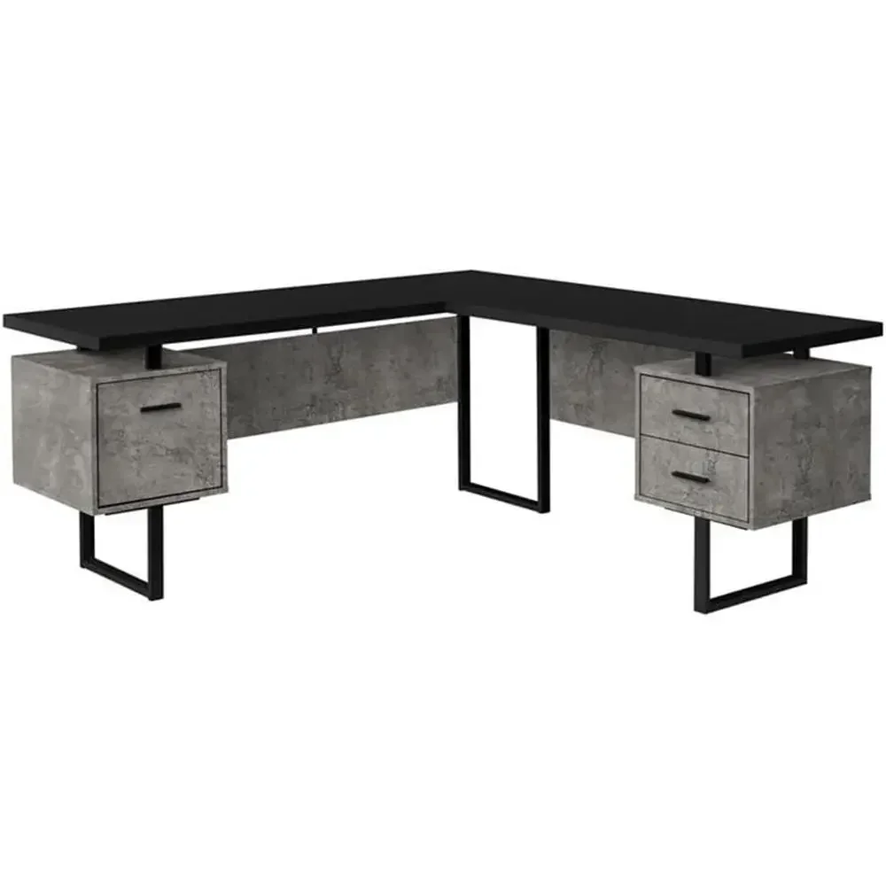 Desk Setup L Shaped - Компьютерный стол L-образной формы, 70 см,