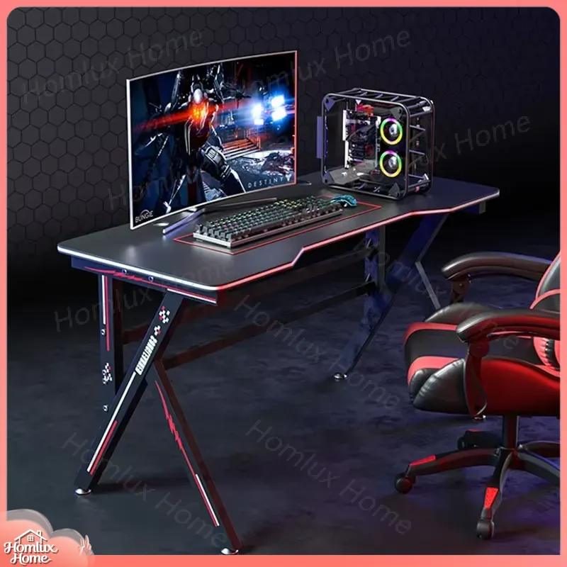 Игровой стол K-образной формы  – обзор и цена Desk Setup L Shaped