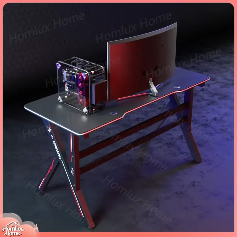 Игровой стол K-образной формы  – обзор и цена Desk Setup L Shaped