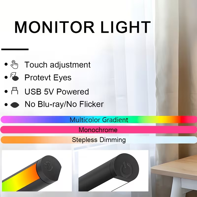 Светодиодная лампа для монитор – обзор и цена Setup Desk Monitor
