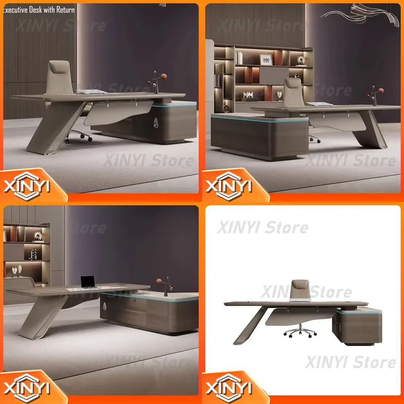 Угловой офисный стол руководит – обзор и цена Desk Setup L Shaped