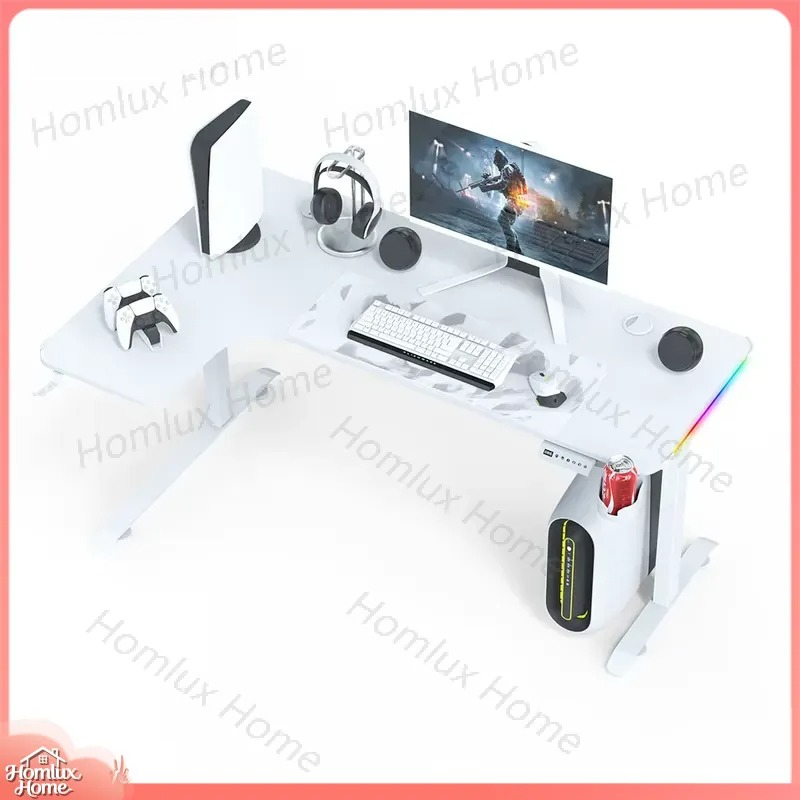 Игровой стол с регулировкой вы – обзор и цена Desk Setup L Shaped