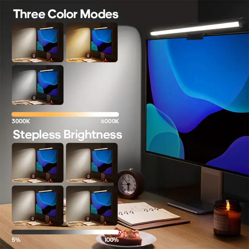 Светодиодная RGB-лампа для мон – обзор и цена Desk Setup Lamp