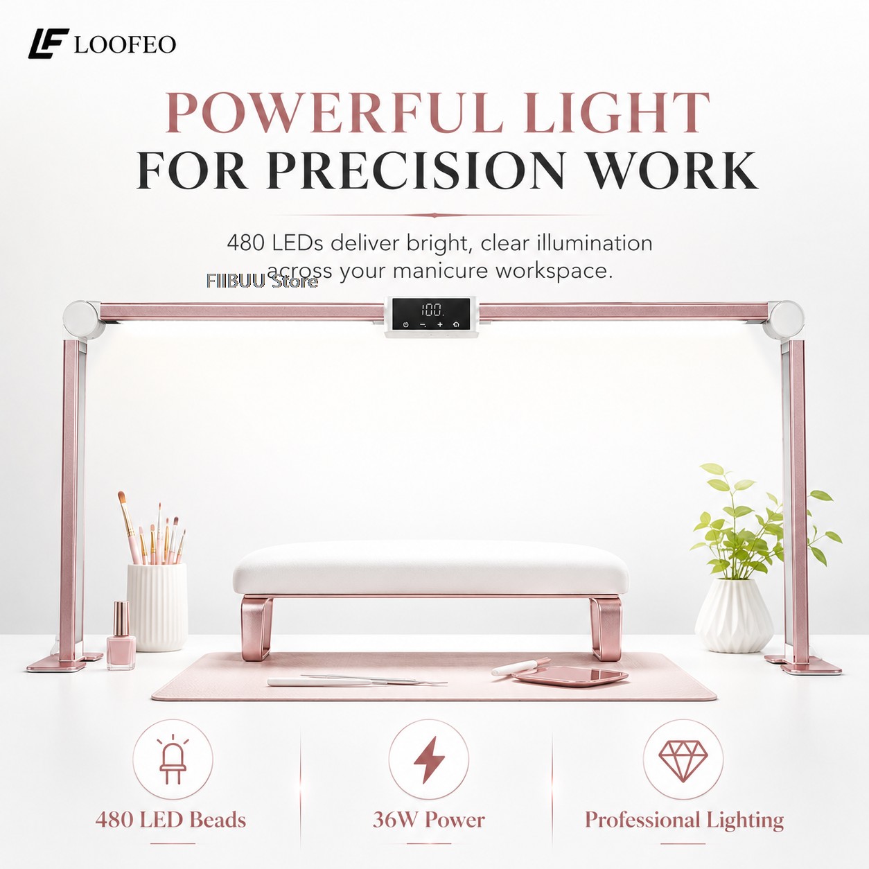Профессиональная светодиодная  – обзор и цена Desk Setup Lamp