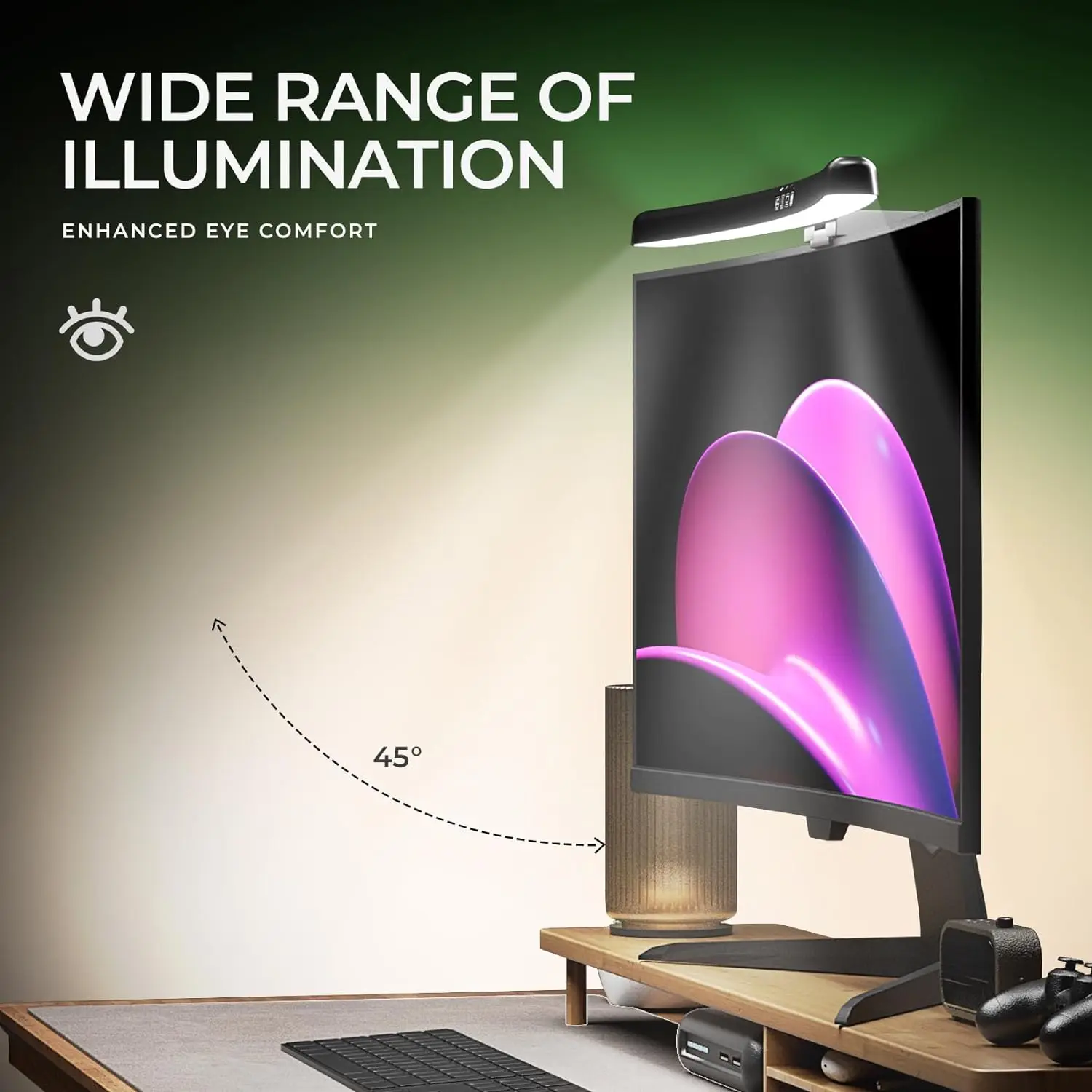 Светодиодная RGB-лампа для мон – обзор и цена Desk Setup Lamp