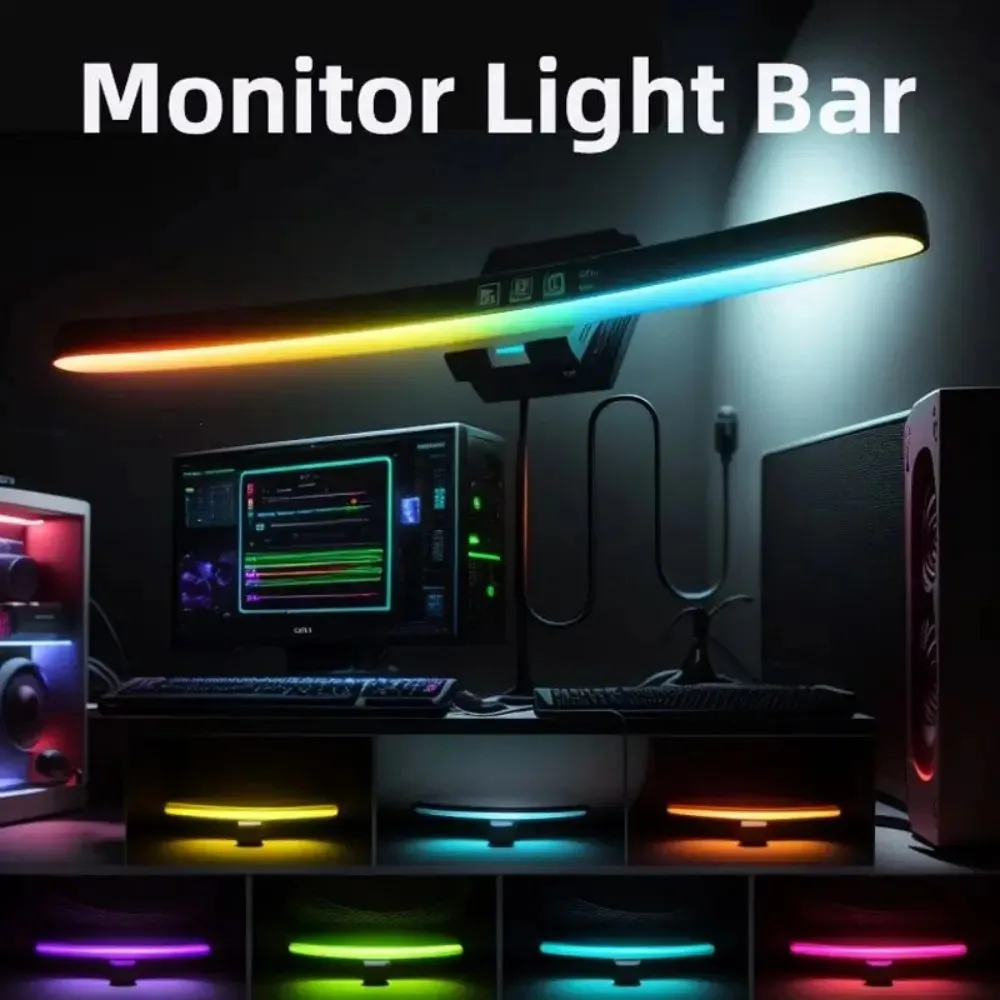 Светодиодная RGB-лампа для мон – обзор и цена Desk Setup Lamp